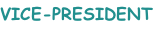 VICE-PRESIDENT